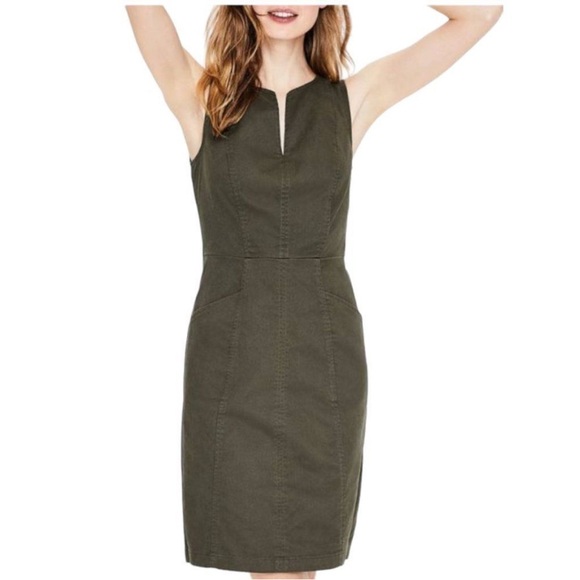 Boden Olive Khaki dress size 6r - Picture 6 of 7